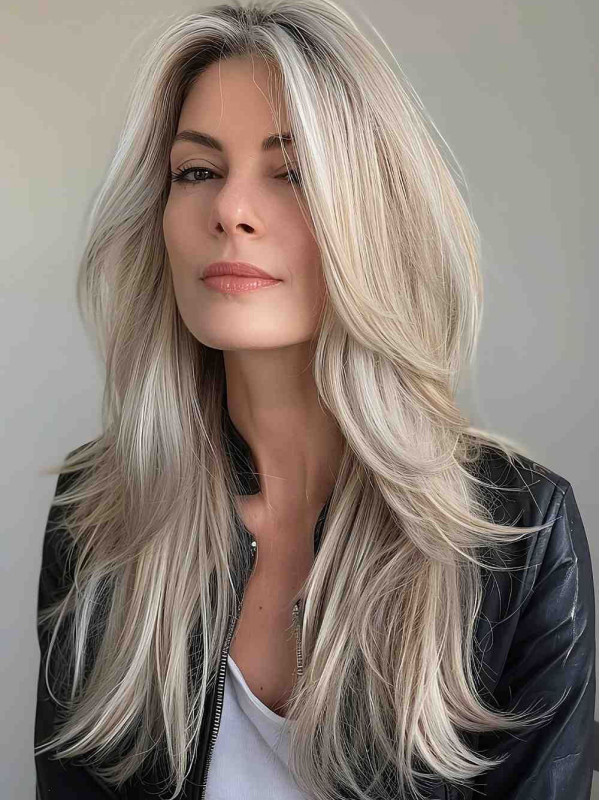 Perruques Longues En Cheveux Humains Remy De 18 Pouces Sans Bonnet A Couches En Cheveux Naturels