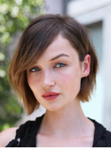 Perruque Bobs Blonde Lace Front En Cheveux Humains De 10"