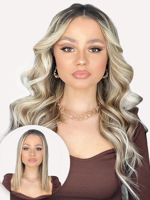 16" 140G 7 Pièces Clip Classique Dans Les Extensions De Cheveux Humains Remy