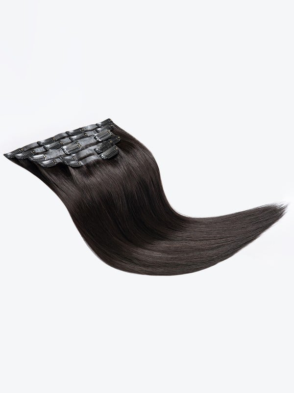 16" 120G 7 Pièces Clip Invisible Dans Les Extensions De Cheveux Humains Remy