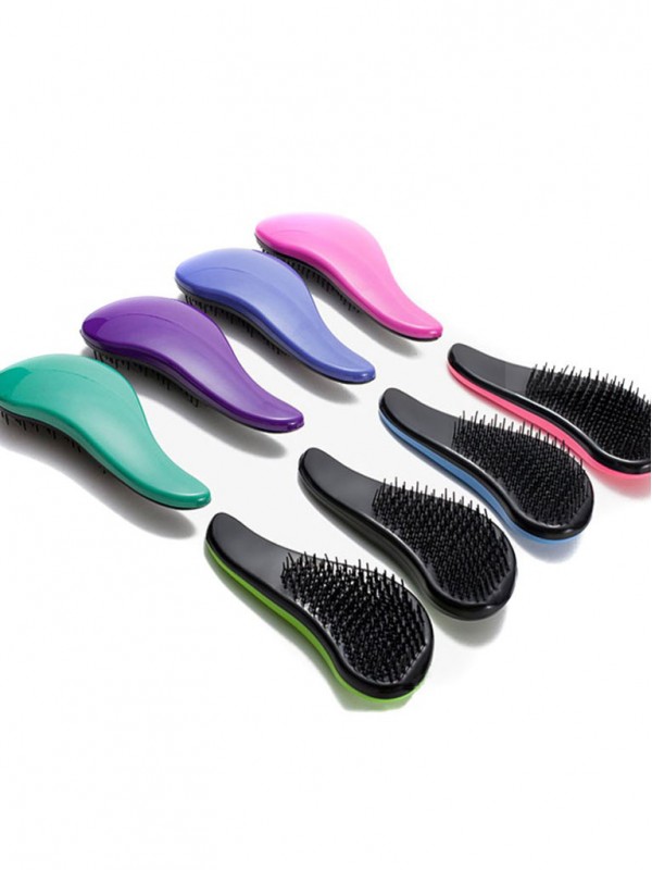 Magic Hair Peigne Brosse Rainbow Hair Brush Hair Shower Salon Tool