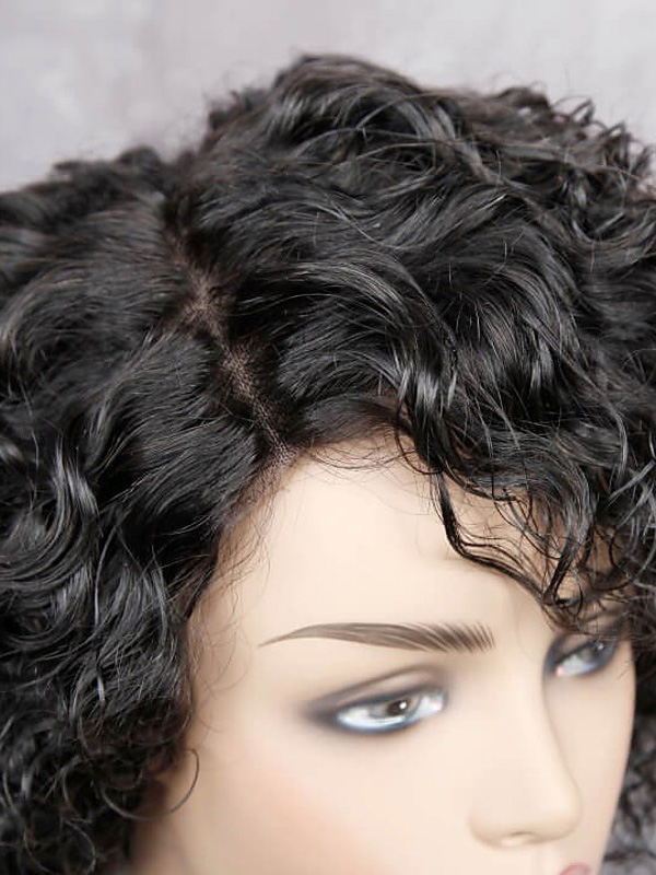 Cheveux Naturels Remy Dentelle Devant Perruques Pixie Cut 130% Densité Femmes'S Courte Lace Perruques