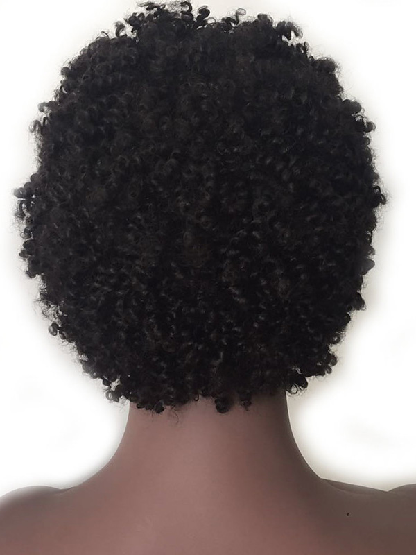 150% Natural Hairline For Noir Femmes 100% Hand Tied With Bleached Knots Femmes'S Courte Perruques