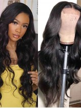 Cheveux Naturels Remy Dentelle Devant Perruques Style De Partie Libre Brazilian Hair Body Wave Natural Perruques 150%