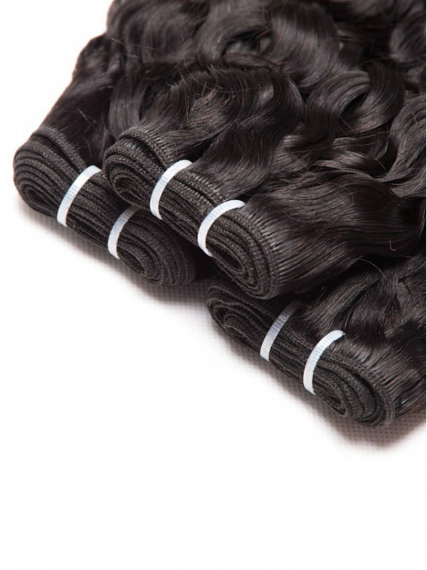 3 Paquets D'Extensions De Cheveux Humains De Vague D'Eau 100% Paquets D'Armure De Cheveux De Remy 300G Couleur Naturelle