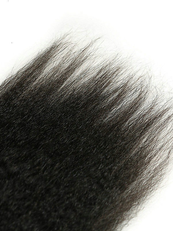 3 Paquets De Cheveux Tisse Des Cheveux Brésiliens Yaki Extensions De Cheveux Humains Remy Cheveux Humains 100% Remy Cheveux Armure Paquets 300G