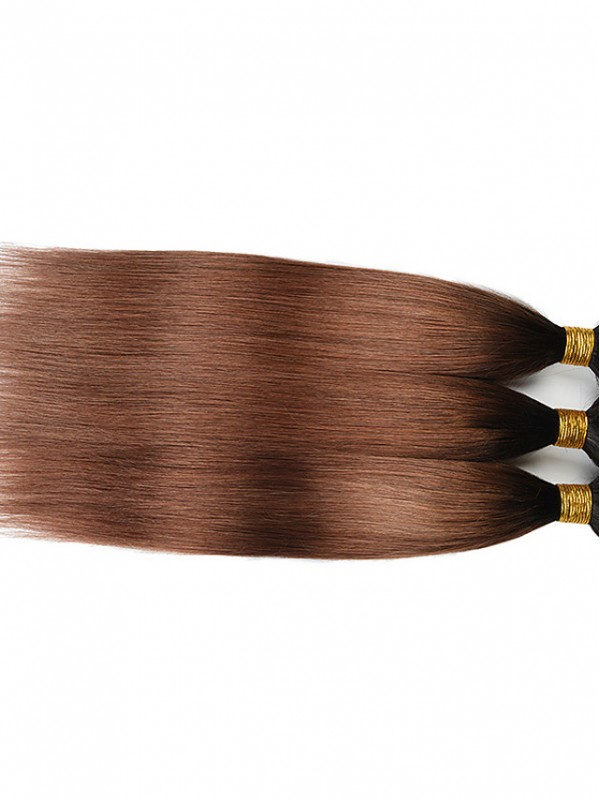 3 Faisceaux De Cheveux Tisse Les Cheveux Brésiliens Raides Extensions De Cheveux Humains Cheveux Humains 300G