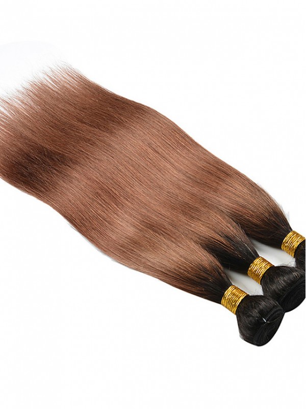 3 Faisceaux De Cheveux Tisse Les Cheveux Brésiliens Raides Extensions De Cheveux Humains Cheveux Humains 300G