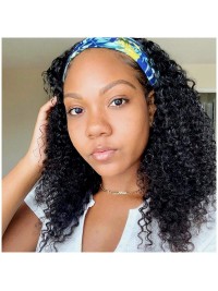 Aucun Lace Front Wigs Brésiliens Deep Curly Demi-Perruques Pour Les Femmes Noires