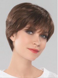 Perruque Classique Lace Front Pixie Perruques Cheveux Humains