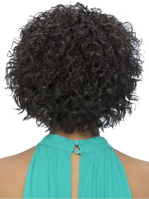 Perruques Afro Courtes Bouclées Capless De Cheveux Humains