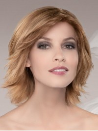 Perruques De Cheveux Humains Blondes Superposées En Dentelle Avant 10"