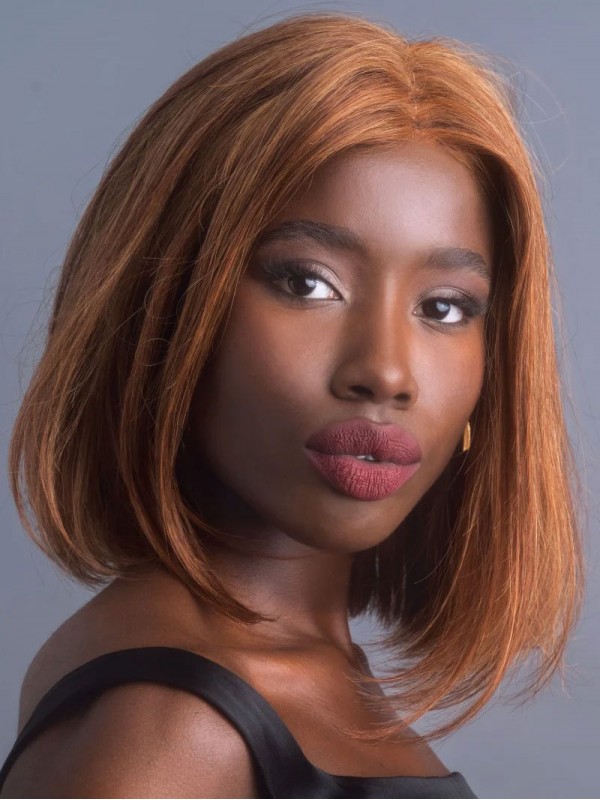 Perruques De Cheveux Humains Courtes Avant De Dentelle De Style Bob Pour Les Femmes Noires