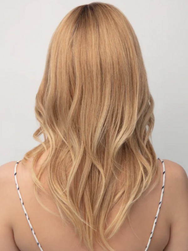 Perruques Capless Avec Frange 16" Cheveux Humains