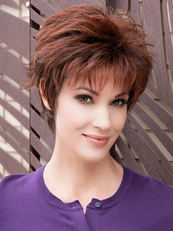 Perruques Capless De Cheveux Humains Droits Courts Naturels