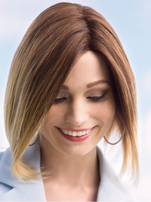 Perruques Bob De Cheveux Humains Remy 10" Droites 100% Nouées A La Main A La Mode