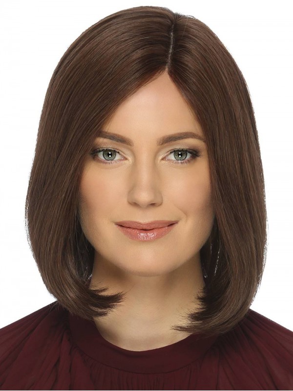 Perruques Monofilament De Cheveux Humains Bob Glamorous 12"