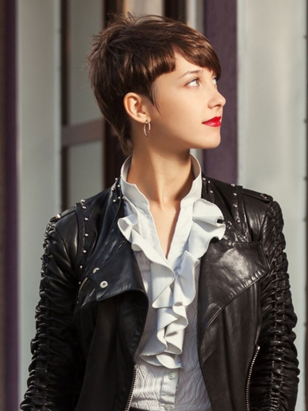 Perruques De Cheveux Humains Capless Courtes Cool Perruques