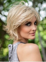 Perruques Capless De Cheveux Humains Remy Courts En Couches Succulentes
