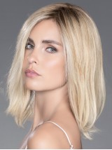 Perruques Bobs 14" 100% Cheveux Humains Blonds Attachés A La Main
