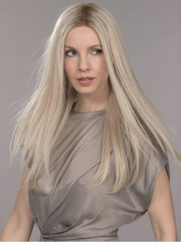 Perruques De Cheveux Humains Remy Glamour Et Raides De 18"