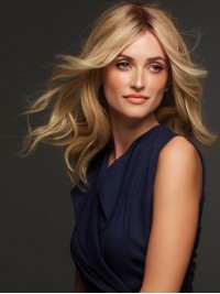 Perruques De Cheveux Humains Luxueuses Sans Colle A Dentelle Devant De 16"
