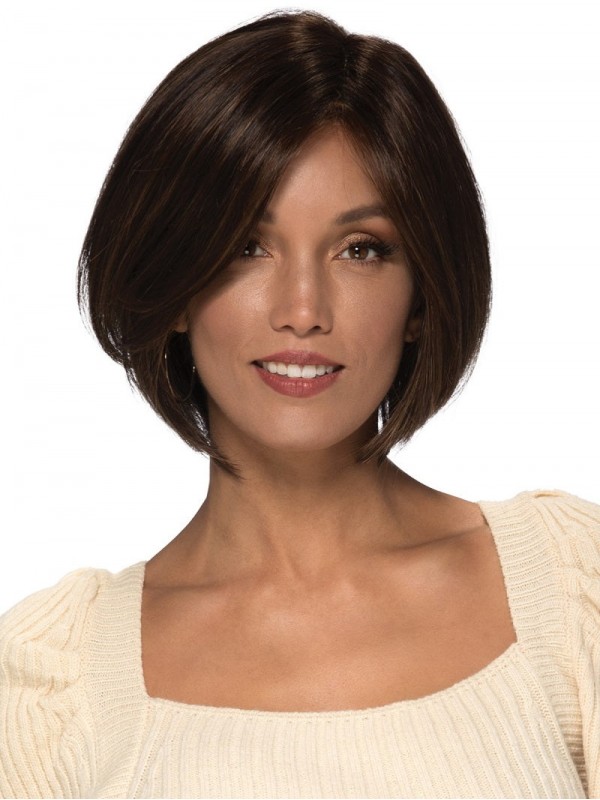 Perruques De Cheveux Humains Remy Dentelle Devant Bob Distinctives De 10"