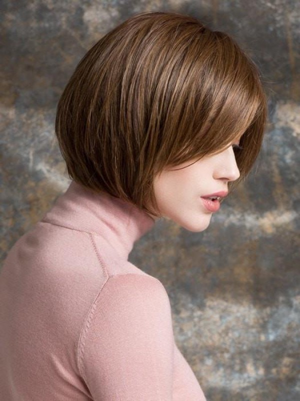 Perruques Bob En Cheveux 100 % Humains Dentelle Devant Et Longueur Menton Naturelle