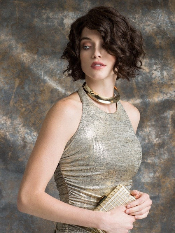 Bob Bouclé Classique 10" Sans Bonnet En Cheveux Humains Remy
