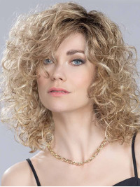 Perruques Capless En Cheveux Humains A Boucles Glamour Longueur Epaule