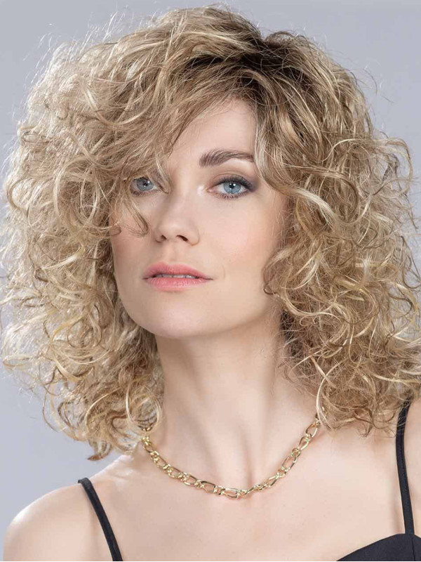 Perruques Capless En Cheveux Humains A Boucles Glamour Longueur Epaule
