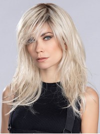 Perruques Synthétiques Style Perruque Longue Capless Blonde