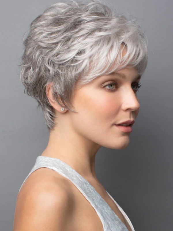 Perruque Synthétique Tendance Lisse 6" Sans Bonnet