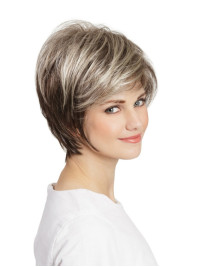 Perruque Courte Pixie Synthétique Sans Bonnet De 8"