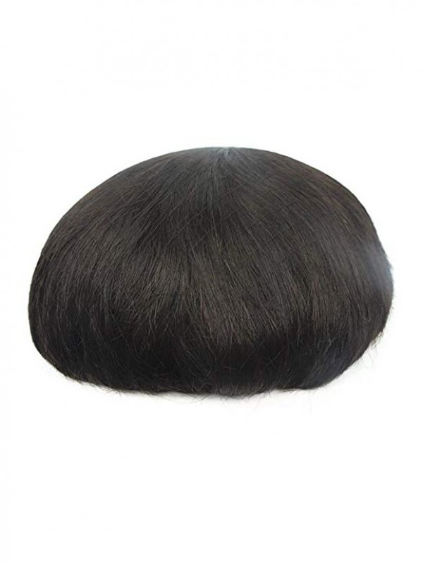 8 x 10" 100% Cheveux Naturels Remy Haarteile Pour Hommes With 