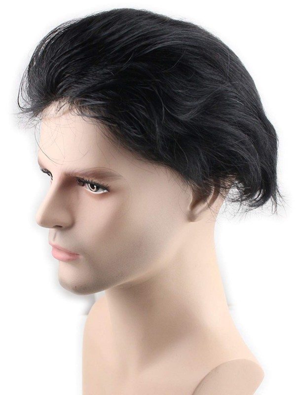 8 x 10" Hommes Toupet 100% Cheveux Naturels Remy Haarteile Pour Hommes