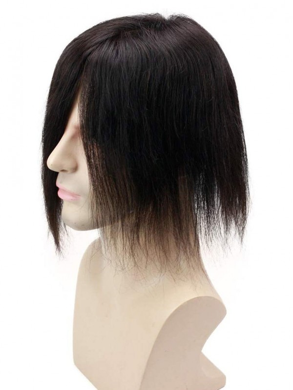 8"x10" Toupet Homme Cheveux Longs Et Droits