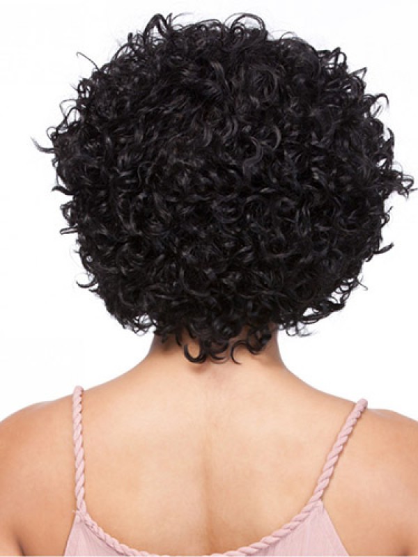 Cheveux-Afro Courte Bouclée Perruques