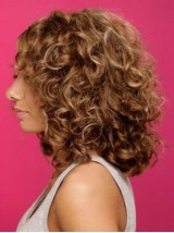 Cheveux-Afro Longue Bouclée Perruques Cheveux Naturels