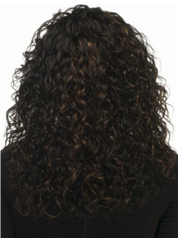 Cheveux-Afro Longue Bouclée Dentelle Devant Perruques Cheveux Naturels