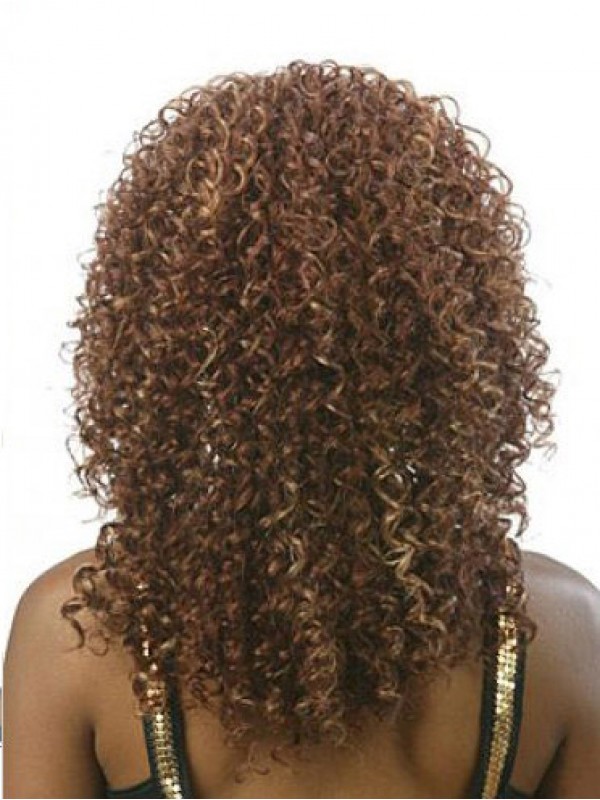 Cheveux-Afro Longue Bouclée Perruques Cheveux Naturels