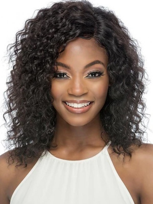 Cheveux-Afro Longue Bouclée Capless Perruques Cheveux Naturels