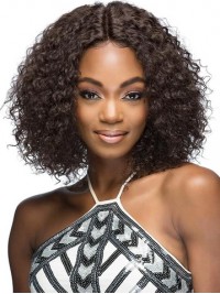 Cheveux-Afro Longue Bouclée Capless Synthetic Perruques