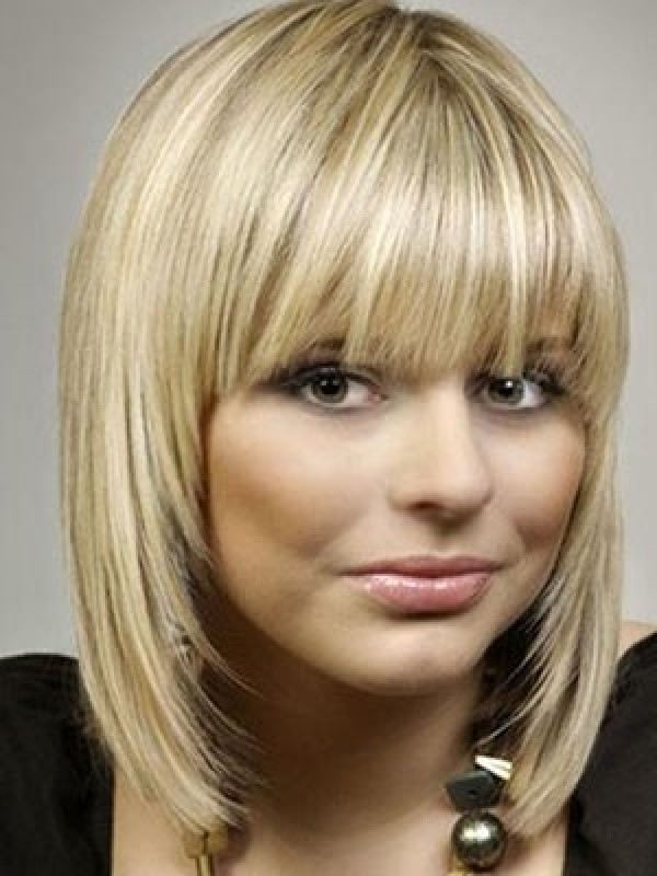 Blonde Bob Courte Tout Droit Perruques Cheveux Naturels