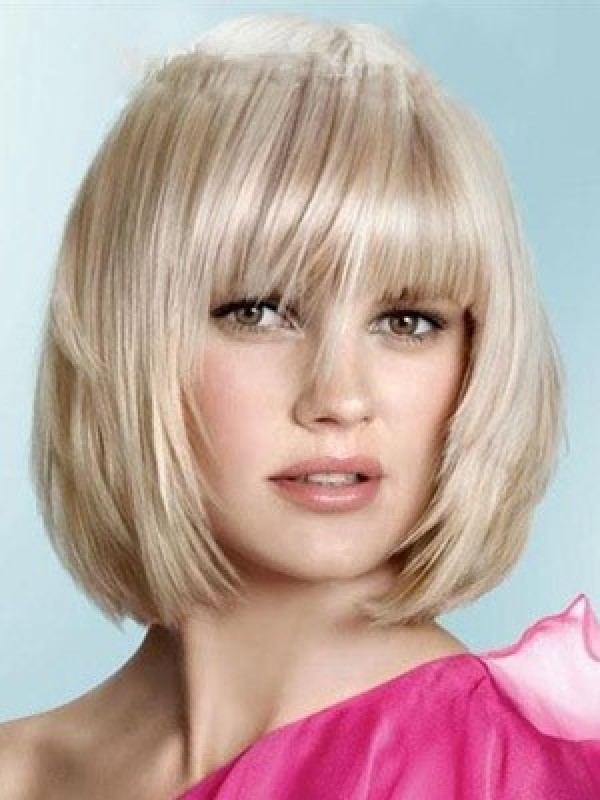 Blonde Bob Tout Droit Courte Perruques