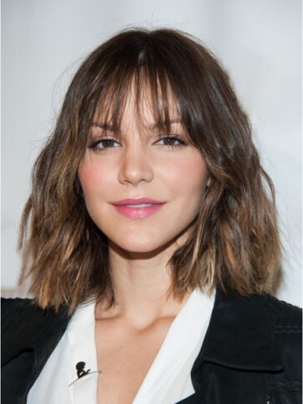 Katharine Mcphee Moyenne Ondulée Perruques