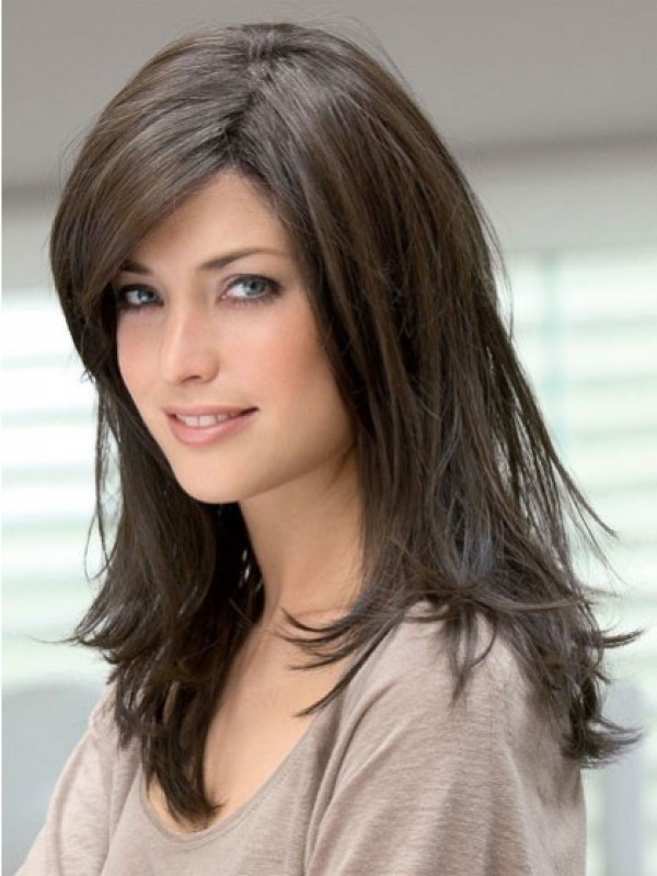 Longue Tout Droit marron 100% Cheveux Naturels Remy