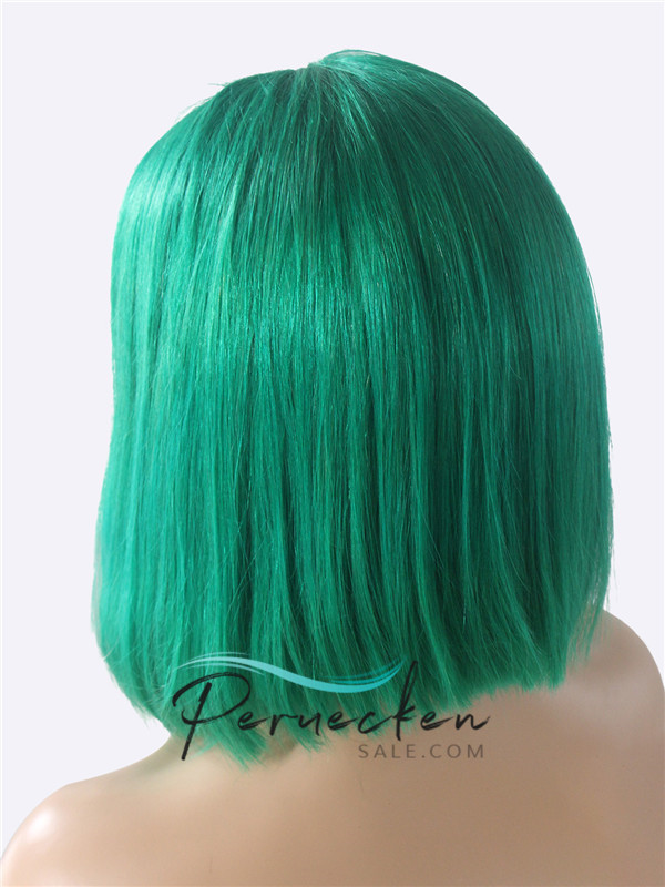 13*6 Vert Bob 100% Cheveux Naturels Remy Perruques avec des cheveux de bébé