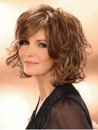 Courte Ondulée 100% Cheveux Naturels Remy