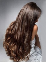 Longue Ondulée 100% Cheveux Naturels Remy